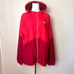 Under Armour Storm 1 Mens Water Resistant Hooded Running Jacket Sz Lrg